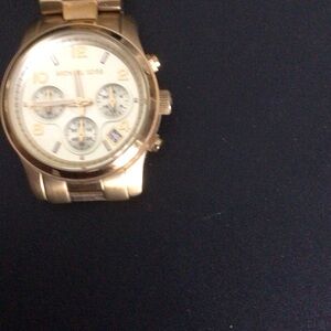 Michael Kors Gold-Tone Chronograph Watch